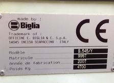 sales  BIGLIA B545Y usado