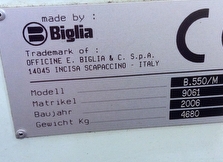 sales  BIGLIA B550M usado