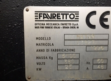 sales  FAVRETTO MB100-CNC usado
