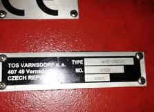 sales  TOS-VARNSDORF WHQ105-CNC usado
